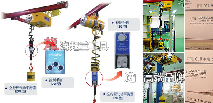 KAB-Z型全行程氣動平衡器示意圖